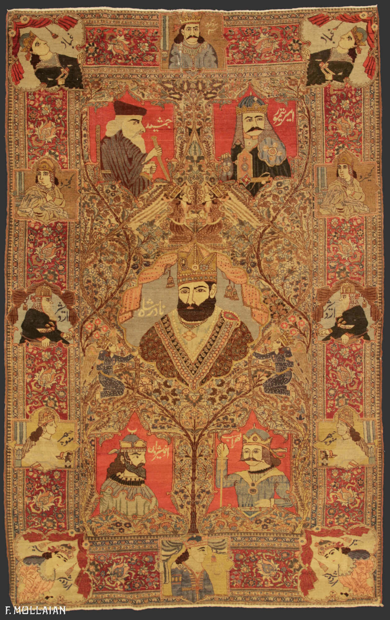 Tapis Persan Antique Tabriz n°:20982783